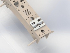 printrbot Achsen-STABILISATOR 3d Drucker - Zubehör lc Unterstützung upgrade 3d print model - Mito3D