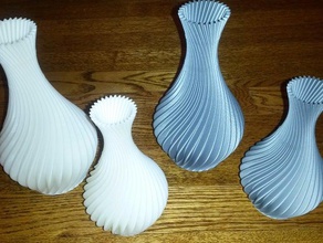 spirale vase décor 3d print model - Mito3D