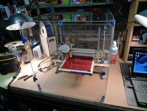 Impressora 3d gabinete os acessórios printerbot printrbot 3d print model - Mito3D