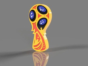 2018 Dünya Kupası logo işaretler ve logolar fıfa slc 3d print model - Mito3D