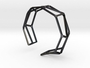 gabia de malla alambre anillo los anillos la moda joya joyería las mallas 3d print model - Mito3D