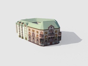 zsolnay house - pecs hungary buildings & structures 3d print model - Mito3D