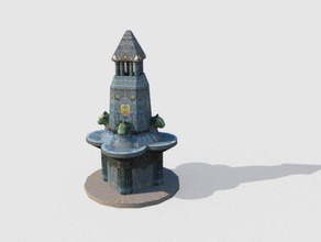 zsolnay fountain - pecs hungary buildings & structures 3d print model - Mito3D
