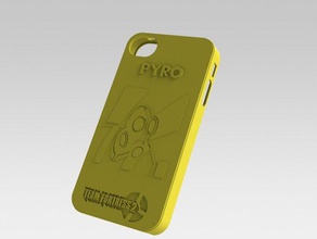 team fortress 2-pyro iphone 4s Fall mobile tf2 3d print model - Mito3D