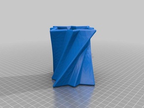 vasestar Dekor Blumen-vase starvase vase 3d print model - Mito3D