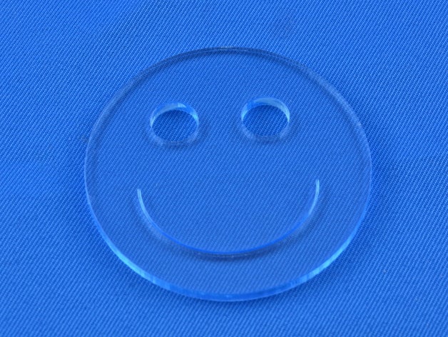 smiley-Gesicht 2d Kunst robbinsvillehighschool 3D print model - Mito3D