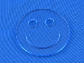 smiley face 2d art robbinsvillehighschool 3d print model - Mito3D