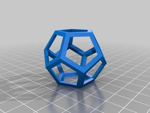 kutsal decahedron matematik 3d print model - Mito3D