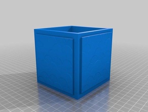 scallop box organization 3d print model - Mito3D