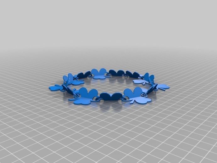13 st Patrick zinciri gün takı özelleştirilmiş 3D print model - Mito3D