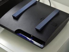 playstation 3 stand les jeux vidéo la le 3d print model - Mito3D
