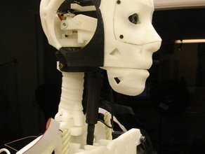 pescoço mecanismo inmoov robótica 3d print model - Mito3D