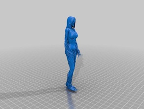 dragon age lady forest people game model nude woman 3d print model - Mito3D