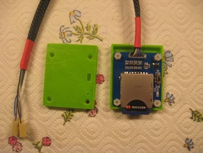 housing sd card reader wwwiteadstudiocom electronics arduino 3d print model - Mito3D