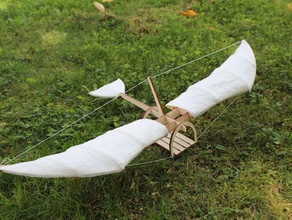 leonardo da vinci inspiriert glider Fahrzeuge 3d print model - Mito3D