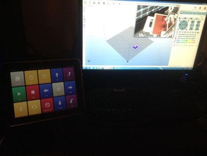 evrensel 3d yazıcı uzaktan kumanda touch ipad talimatları ile arabirim baskı 3d print model - Mito3D