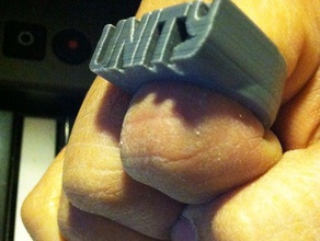la unidad de anillo chappelle del show - rick james charlie murphy croquis joyería 3d print model - Mito3D