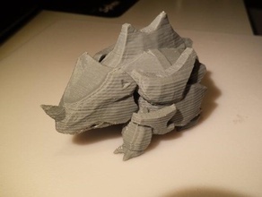 111 rhyhorn toy & game accessories pokemon 3d print model - Mito3D