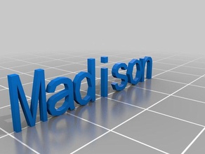 madison - dual extrusion box containers customized 3d print model - Mito3D