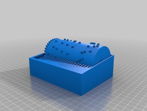 beethoven elise caixa de música mecânico brinquedos a paramétrico 3d print model - Mito3D