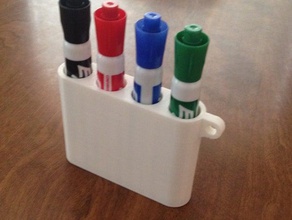 dry erase marker holder carrier office 3d print model - Mito3D