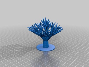 mi personalizados árbol - & iteraciones min 4 brnaches de un máximo 5 modelos personalizado 3d print model - Mito3D