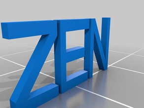 zen les conteneurs personnalisé 3d print model - Mito3D