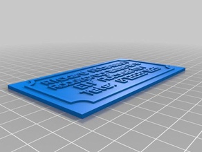 my customized simple name sign signs & logos 3d print model - Mito3D