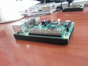 minimal case base raspberry pi model b+ electronics b 3d print model - Mito3D