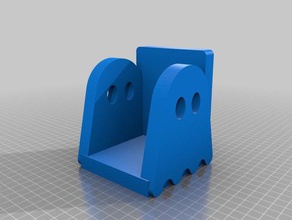 ghostly vinyl shelf-end organization ghostlyvinyl 3d print model - Mito3D