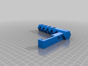sujeta rollo bobina parametrico personalizable para prusa i3 reprap paramétrico de soporte personalizador filamento la paramétricas bobinas sujetarollos 3d print model - Mito3D