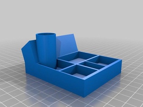 office desk helper containers box customizer challenge home household reprap tinkercad useful 3d print model - Mito3D