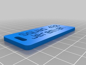 jeremias organização personalizado 3d print model - Mito3D