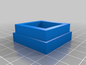 tubo quadrato adattatore parti 3d print model - Mito3D
