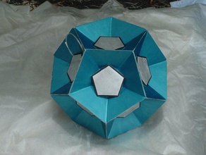 variation 39th stellation icosahedron other art geometry model modular polyhedra polyhedron ppolyhedra 3d print model - Mito3D