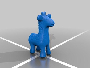 la jirafa decoración 3d print model - Mito3D
