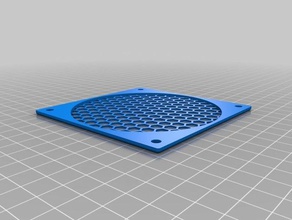 my customized generic fan guard filter mesh bee's nest 92mm parts 3d print model - Mito3D