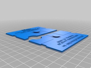 meine angepasste band Brieftasche - Zubehör kundengebundene 3d print model - Mito3D