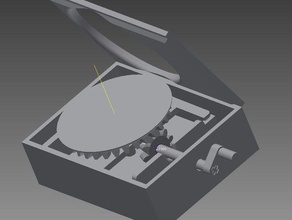 disco de vinil leitor modelo esculturas ghostlyvinyl a música 3d print model - Mito3D