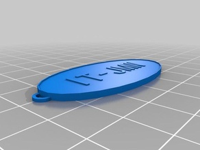 jmw keyring keychains customized 3d print model - Mito3D