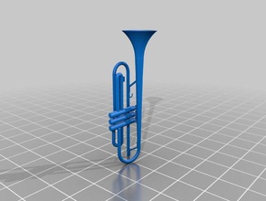 Trompete audio 3d print model - Mito3D