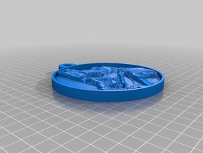 meine angepasste polygonale Rahmen, lithophane Kunst kundengebundene 3d print model - Mito3D