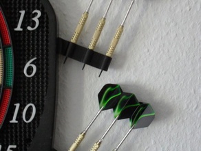 dart holder toy & game accessories rack strage 3d print model - Mito3D