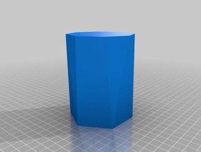 my customized polygon morph vase containers 3d print model - Mito3D