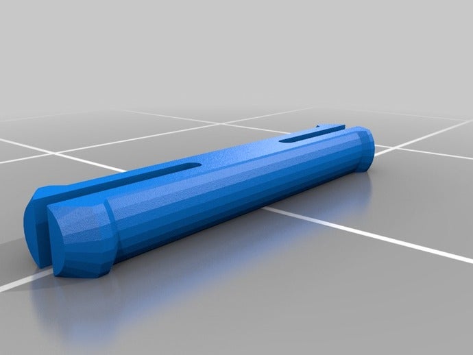 sottile pin 3 parti personalizzato 3D print model - Mito3D
