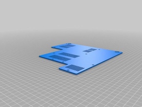fundo melhorada caso do portátil acer aspire eletrônica 3d print model - Mito3D