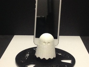 fantomatique dock iphone de la musique ghostlyvinyl l'iphone 3d print model - Mito3D