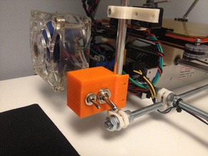 switcher holder 3d printer accessories deza doke orange prusa robots 3d print model - Mito3D