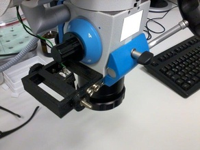 puntero láser apego microscopio quirúrgico biología el 3d print model - Mito3D