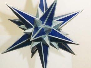 estrela outros arte natal geometria modelo modular 3d print model - Mito3D